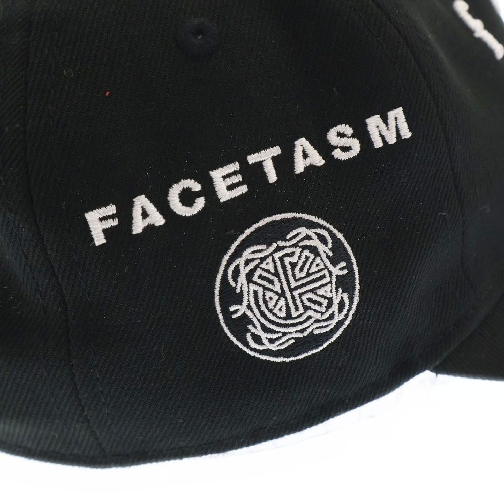 ファセッタズム FACETASM NEW ERA 9TWENTY ニューエラ ロゴ刺繍 キャップ 帽子 ブラック系【中古】 FACETASM (ファセッタズム) NEW ERA 9TWENTY ニューエラ ロゴ刺繍