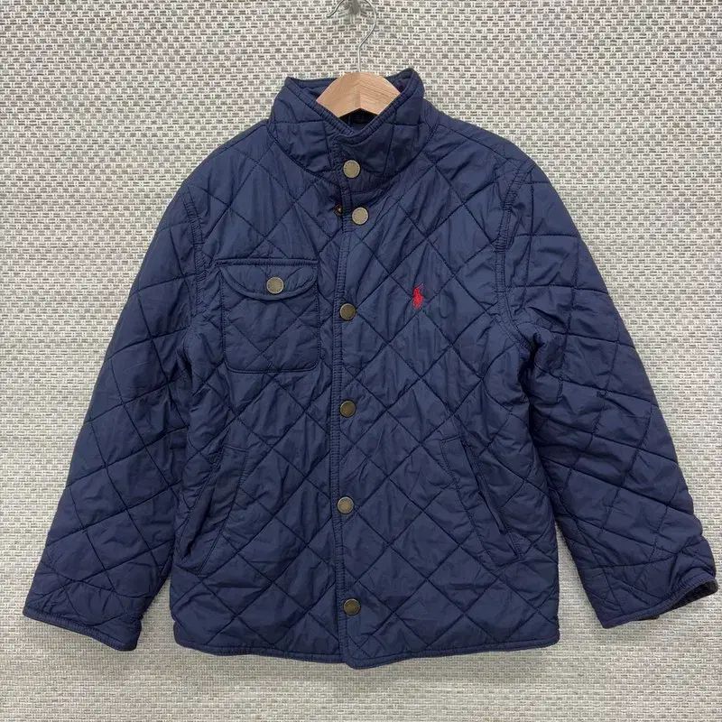 ポロ Ralph Lauren(ラルフローレン) キッズ ネイビー キルト キルティング ジャケット 軽量ダウン B00271