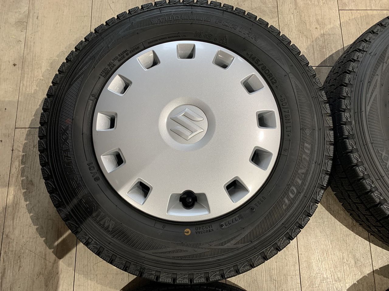 2505030】スタッドレス スズキ 純正 ショップ スチールホイール 12