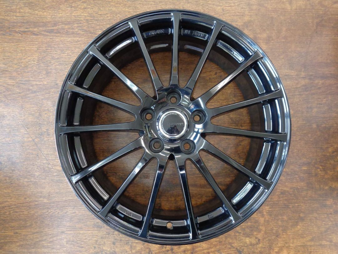 美品】エコフォルム 18in 7.5J +53 PCD114.3 ブリヂストン ブリザック 
