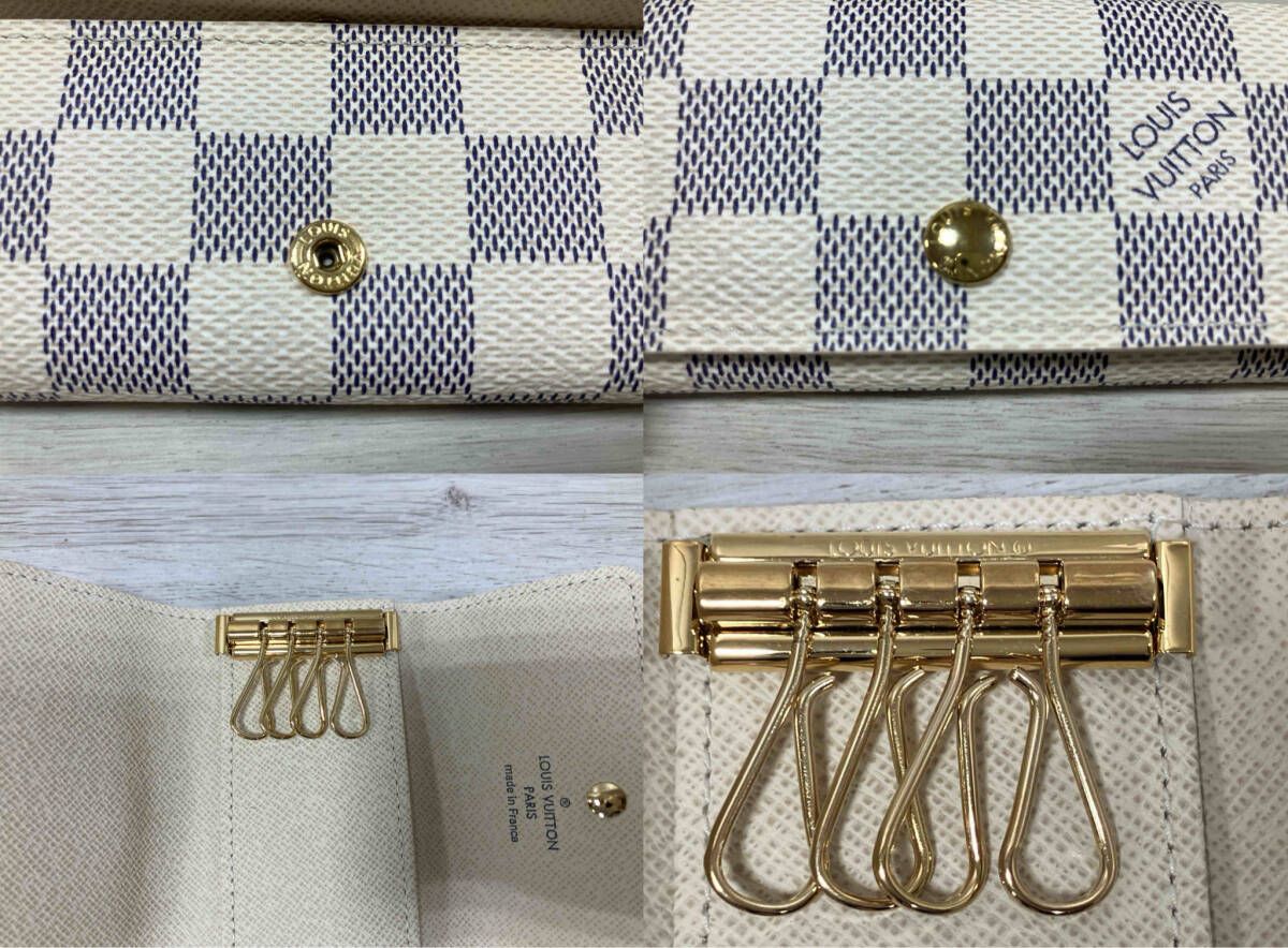 Louis Vuitton  ダミエアズール　４連キーケース LOUIS VUITTON ダミエ・アズール ミュルティクレ4 キーケース