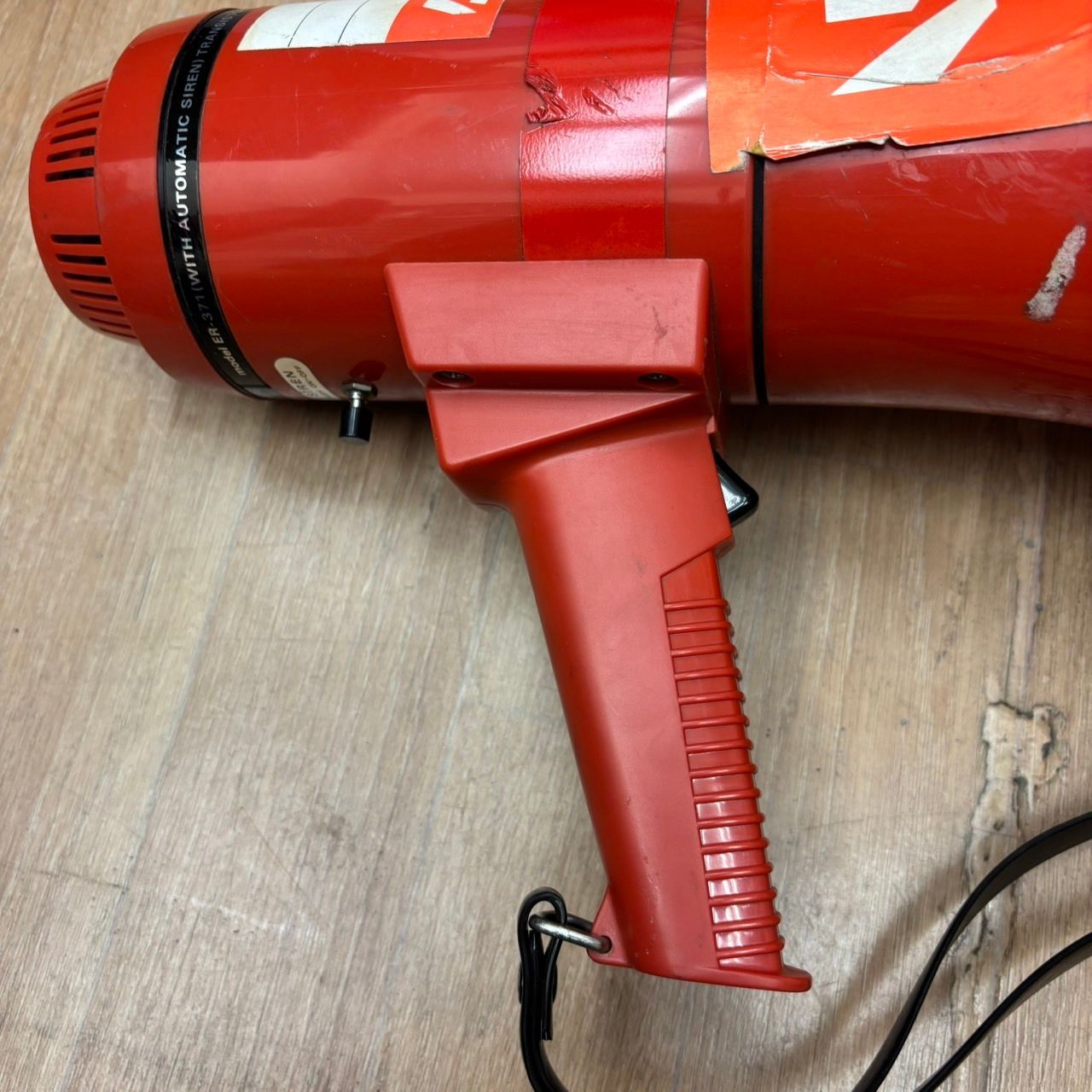 TOA ER-371 拡声器　サイレン 123 ジャンク TOA ER-371 非常サイレン付きトランジスターメガホン