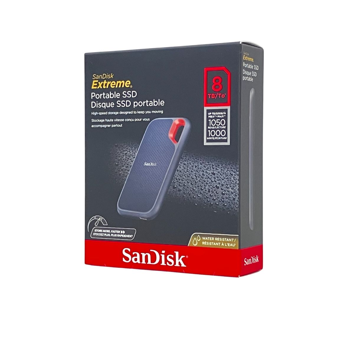SanDisk SDSSDE61-8T00-G25 Extreme Portable SSD PC周辺機器 ♥ Z10454593