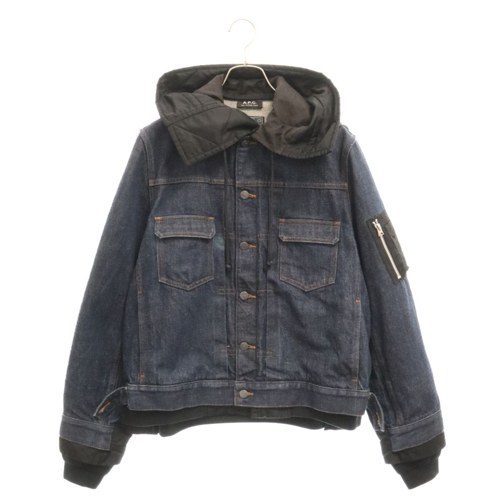 【TOMO】sacai × A.P.C デニムジャケット サイズM sacai x A.P.C デニムジャケット TOMO】sacai × A.P.C デニム
