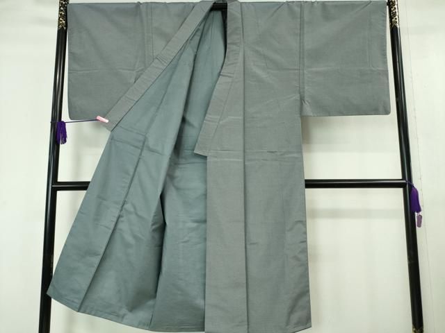 平和屋本店■極上　男性　本場大島紬　アンサンブル　藍鼠色地　逸品　DZAA6398kh5 平和屋本店□極上 男性 本場大島紬 アンサンブル 藍鼠色地 逸品