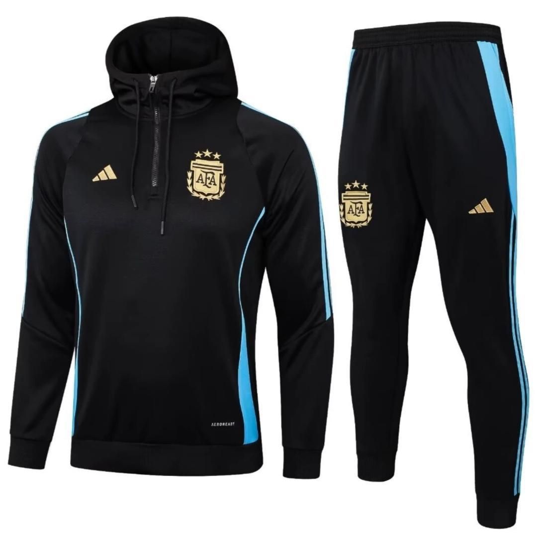 24-25アルゼンチン代表フード付きトレーニングスーツ上下セット