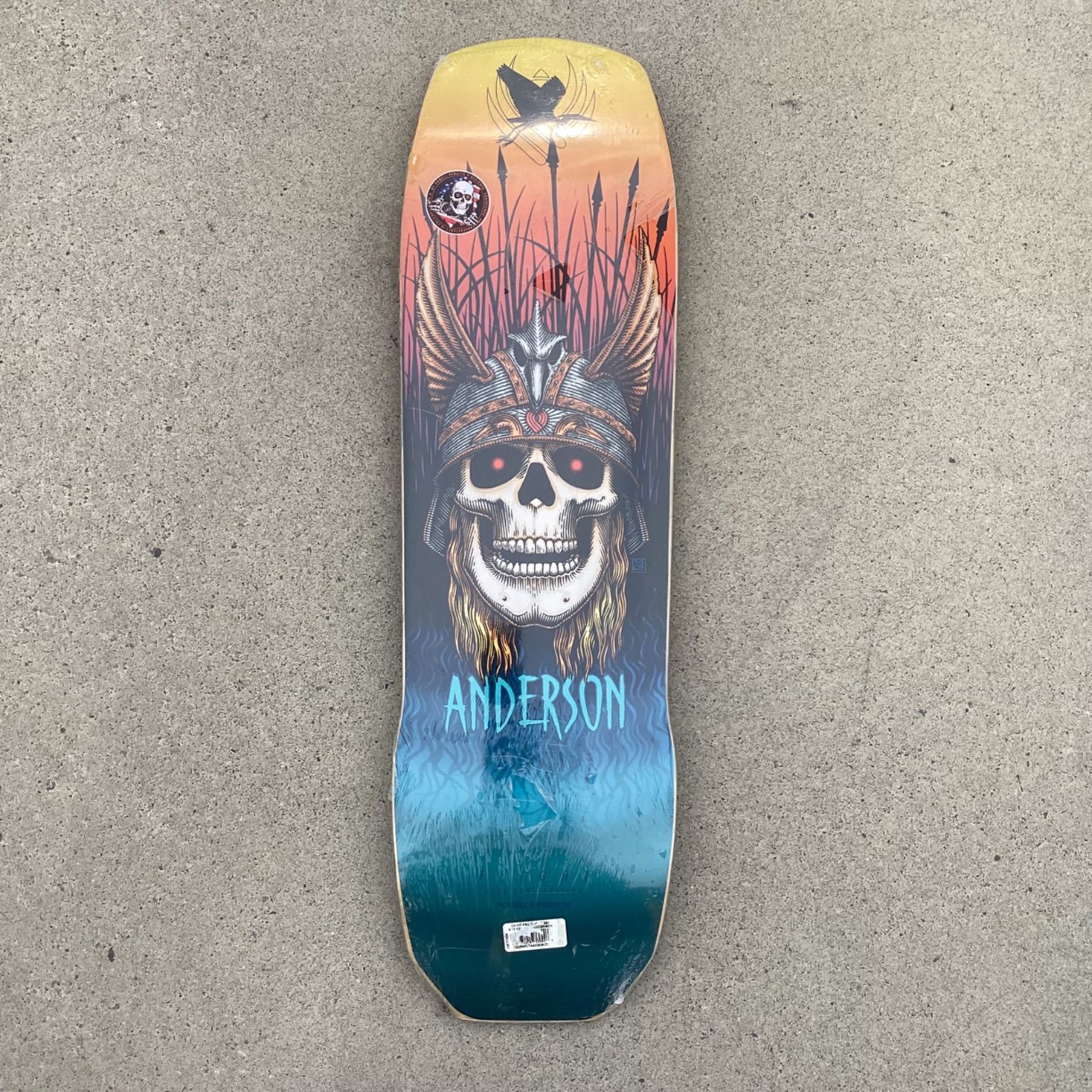 【美品】Powell Peralta 復刻　パウエルペラルタ　スケートボード USED]新古 POWELL PERALTA ANDY ANDERSON HERON SKULL GOLD DECK
