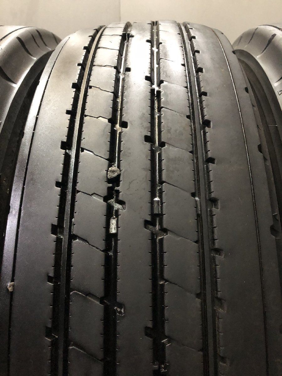 札幌発 引取OK BS RIB R173 245/80R17.5 133/131J 17.5インチ トラックタイヤ 夏タイヤ 6本 21年製 バリ溝 4t 増トン 　(KTS037)