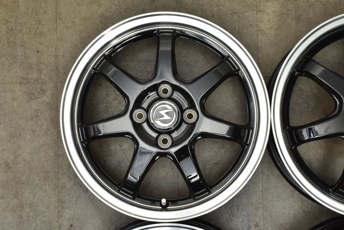 人気ホイール】BADX S-HOLD 15in 4.5J +45 PCD100 4本 N-BOX N
