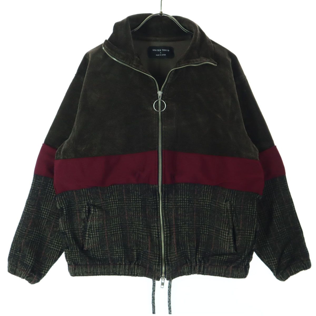 美品 UNITED TOKYO ユナイテッドトウキョウ 日本製 千鳥柄 長袖