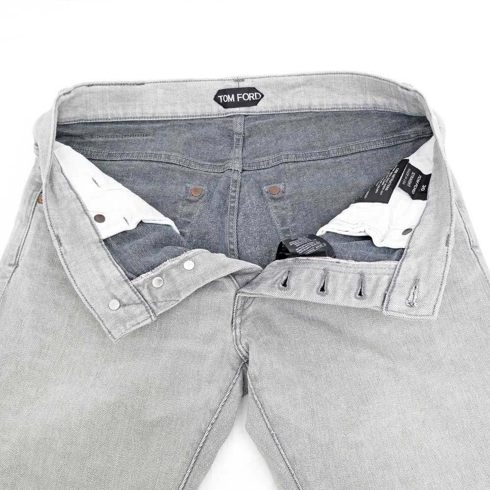 TOM FORD トムフォード　チノパン　30 名東】トムフォード デニムパンツ サイズ30 ライトグレー メンズ