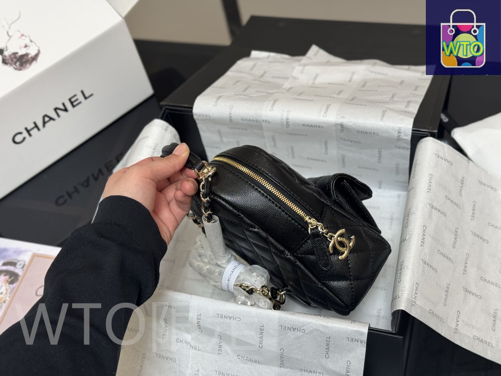 CHANEL / シャネル 24C バッグパックショルダーバッグ シャネル(CHANEL)シャネル バニティチェーンショルダー 24C