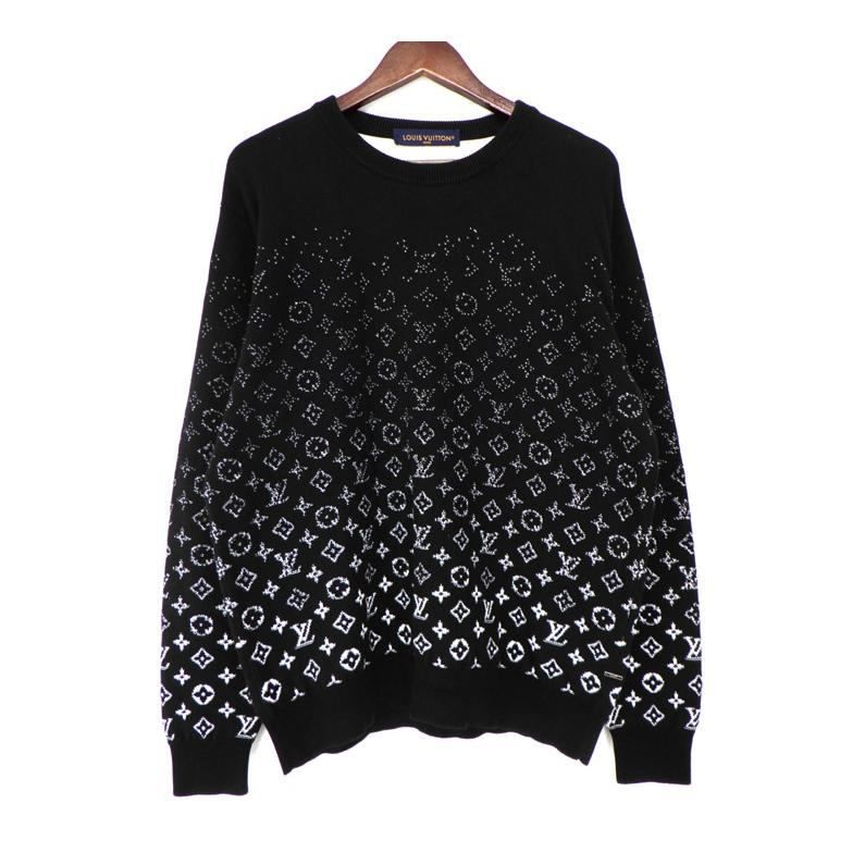 ルイ ヴィトン LOUIS VUITTON 23AW RM232Q USO HKM44W モノグラム グラディエント グラデーション ニット セーター h4106