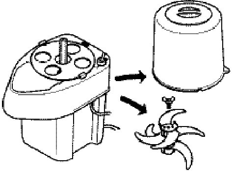 ハッピー フードカッターミジン HMC-65 CHC21 ハッピージャパン フードカッターミジン ＨＭＣ−６５
