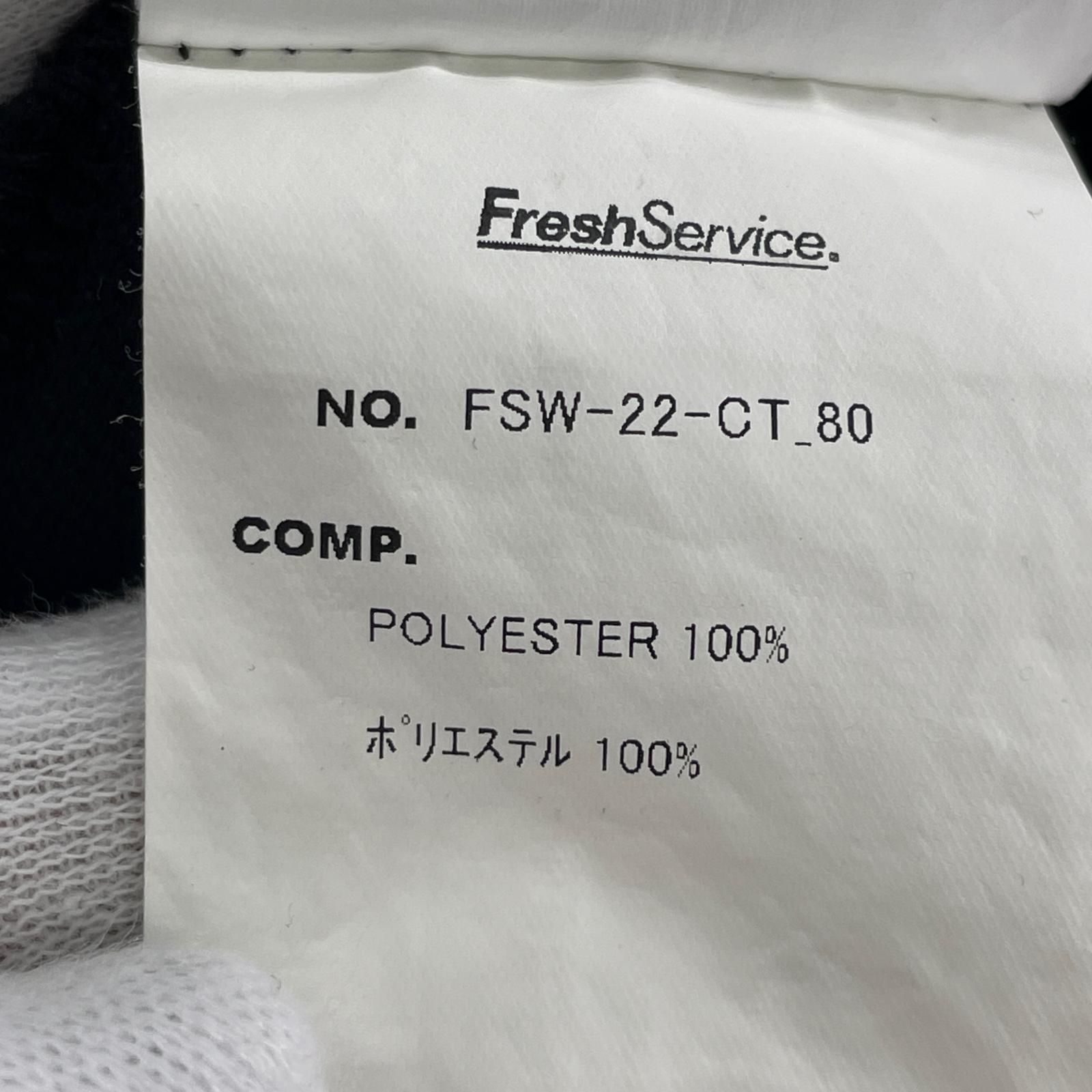 FreshService ﾌﾘｰｽｼﾞｬｹｯﾄ ﾌﾞﾗｯｸ FSW-22-CT_80 毛羽立ち - メルカリ