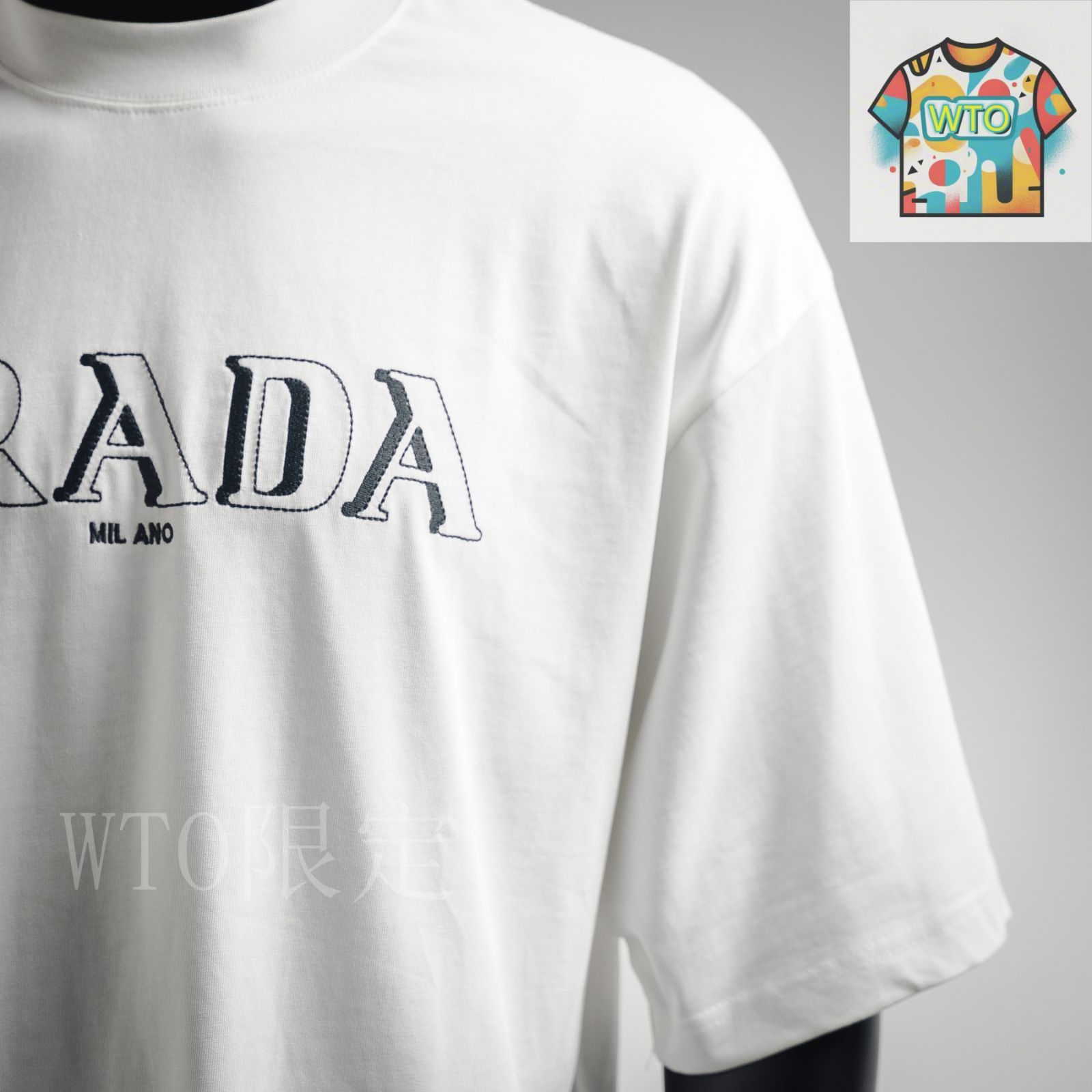 PRADA 25ss ワイヤー コットンシャツ ホワイト ヴィンテージ