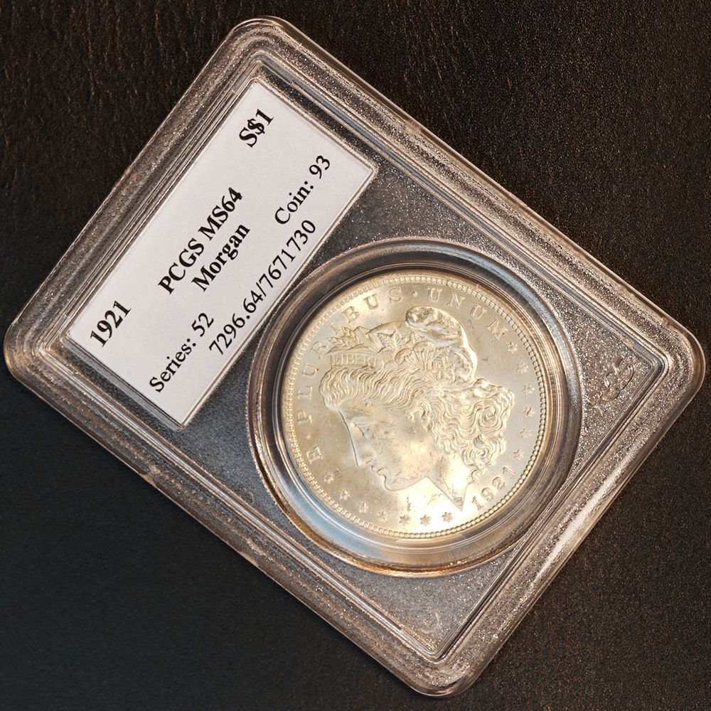 美術品/アンティーク1921年 モルガンダラー銀貨 PCGS MS64 - www ...