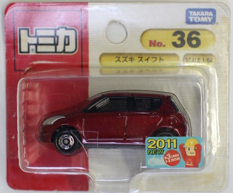 トミカ　個別販売可能 USED トミカ 36 スズキ スイフト (ブリスター) 240001032169