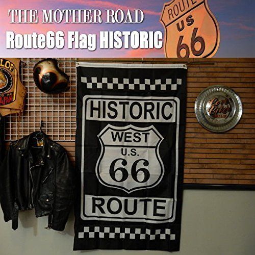 特価商品】ルート６６ タペストリー Flag アメリカン雑貨 Route66 ガレージ 旗 インテリア リアル・フラッグ - メルカリ