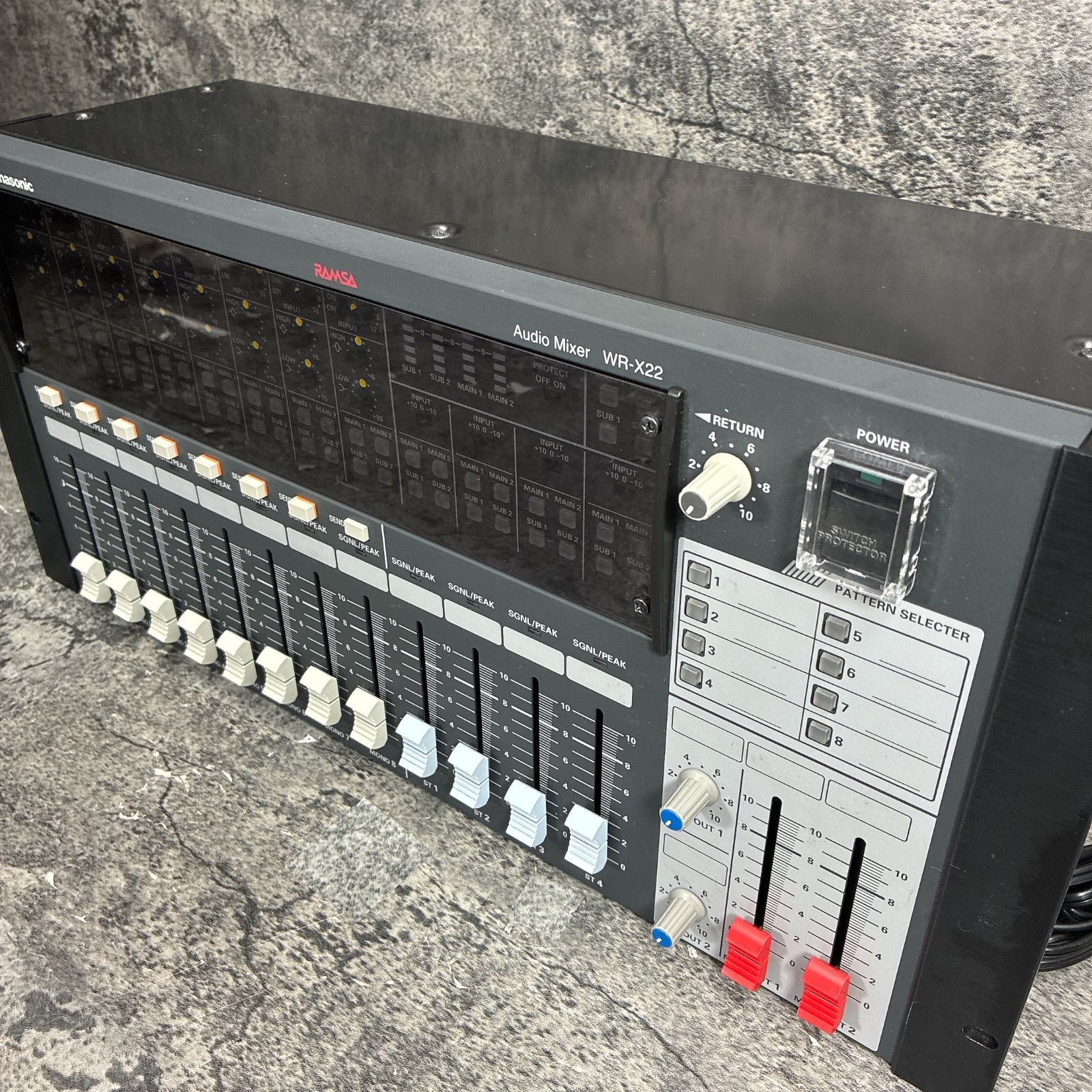 Panasonic RAMSA WR-X22 オーディオミキサー ラムザ パナソニック