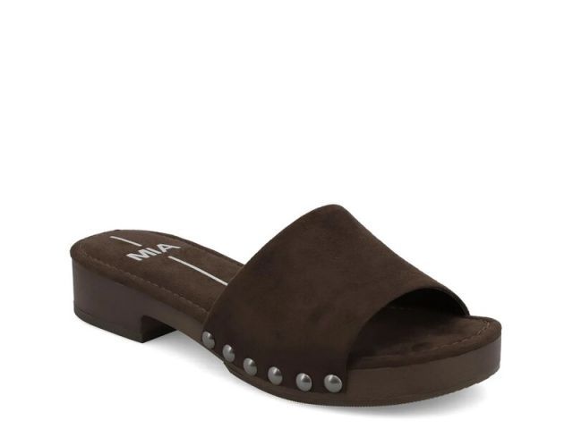 送料無料 ミア レディース サンダル シューズ Xonia Sandal Dark Brown