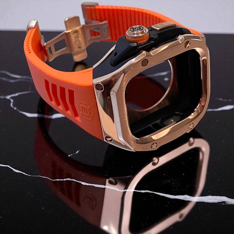 ローズオレンジ Apple Watch Ultra 1|2|3. 49mm アップルウォッチ ウルトラ プレミアムカスタムコレクション CHRISTIANNAURATH_COM_BR