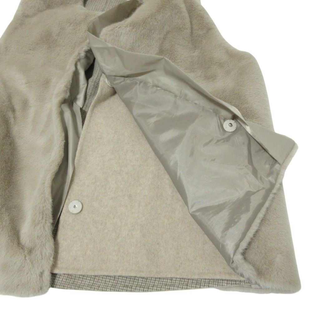 美品 24AW SEVEN TEN by MIHO KAWAHITO セブンテンバイミホカワヒト リバーシブル3WAYファージレ ベスト S グレージュ レディース 古着 中古 美品 24AW SEVEN TEN by MIHO KAWAHITO セブンテンバイミホカワ