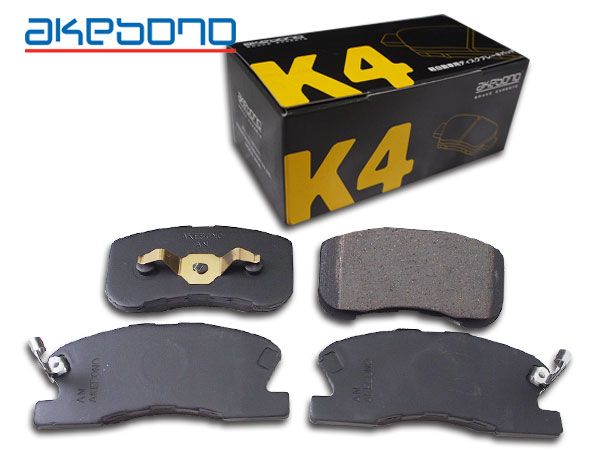 ムーヴ ムーブ L910S NA 12インチソリッドローター H10/10～H14/09 K4 フロント ブレーキパッド 前 アケボノ 国産 純正同等 K-496WK 送料無料