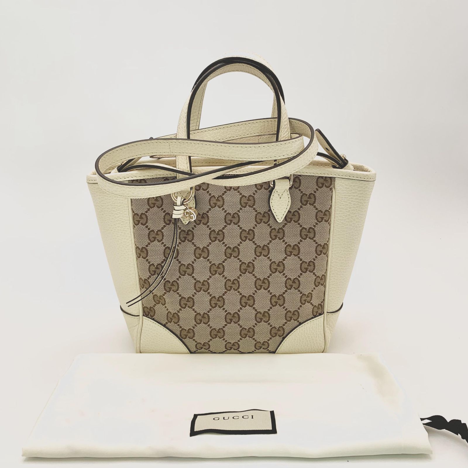 GUCCI グッチ GGキャンバス ブリー ハンドバッグ 2WAY ショルダー