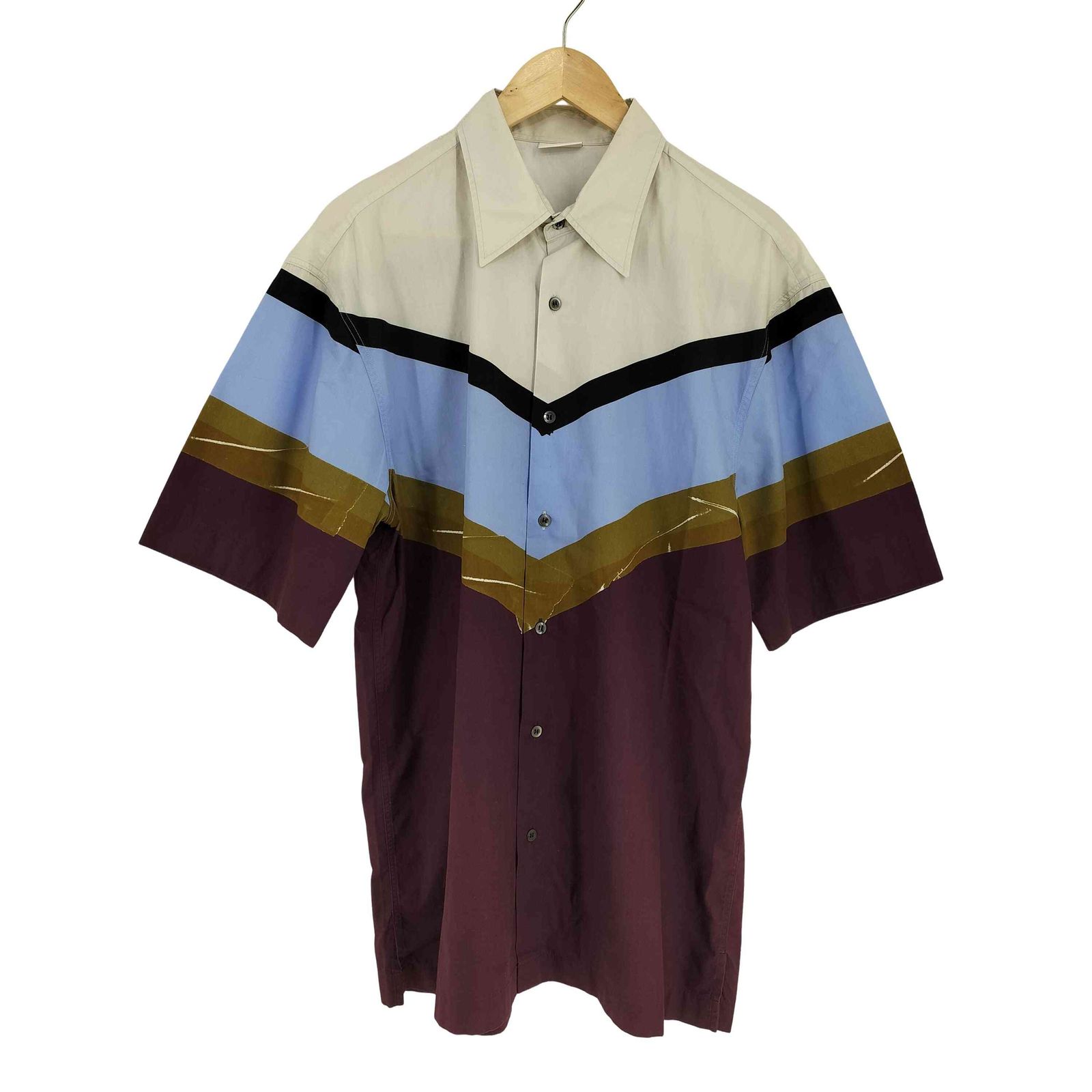 ドリスヴァンノッテン DRIES VAN NOTEN CASSIDYE SHORT SLEEVES SHIRT メンズ import：M 