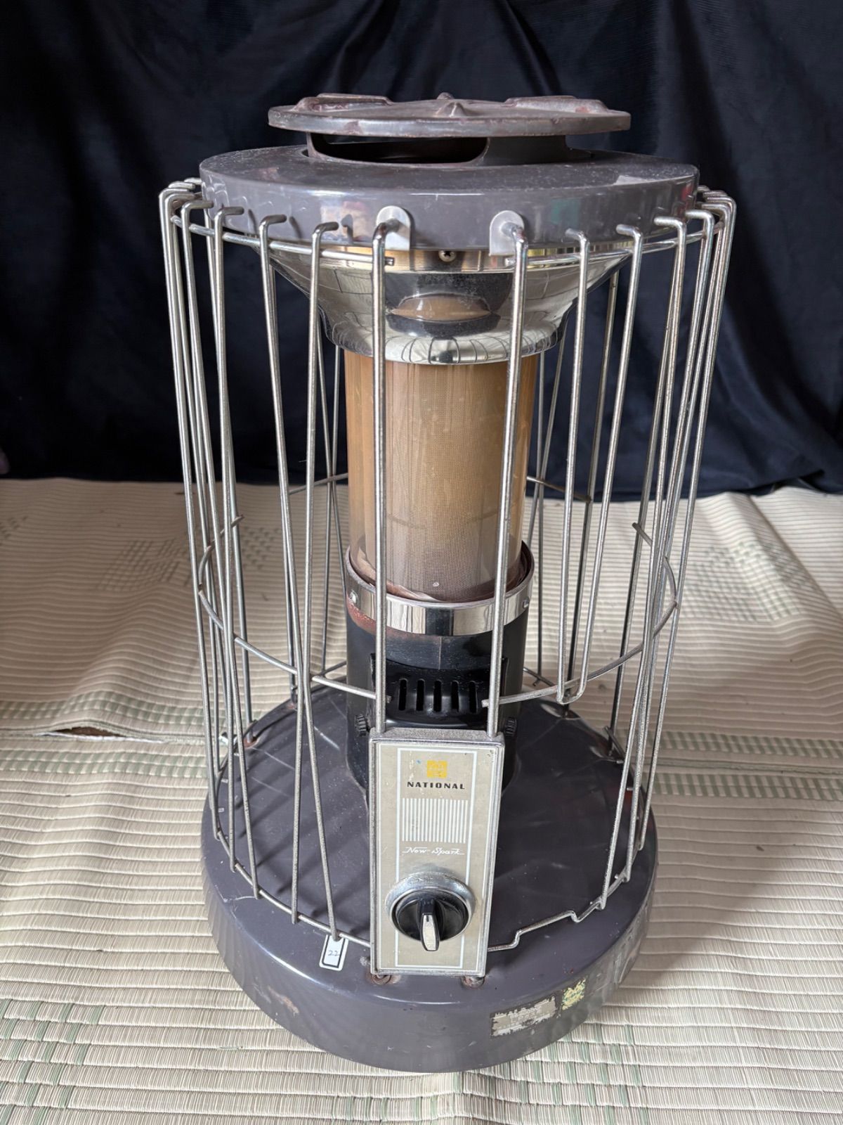 ナショナル ガスストーブ 昭和レトロ LPガス用 22