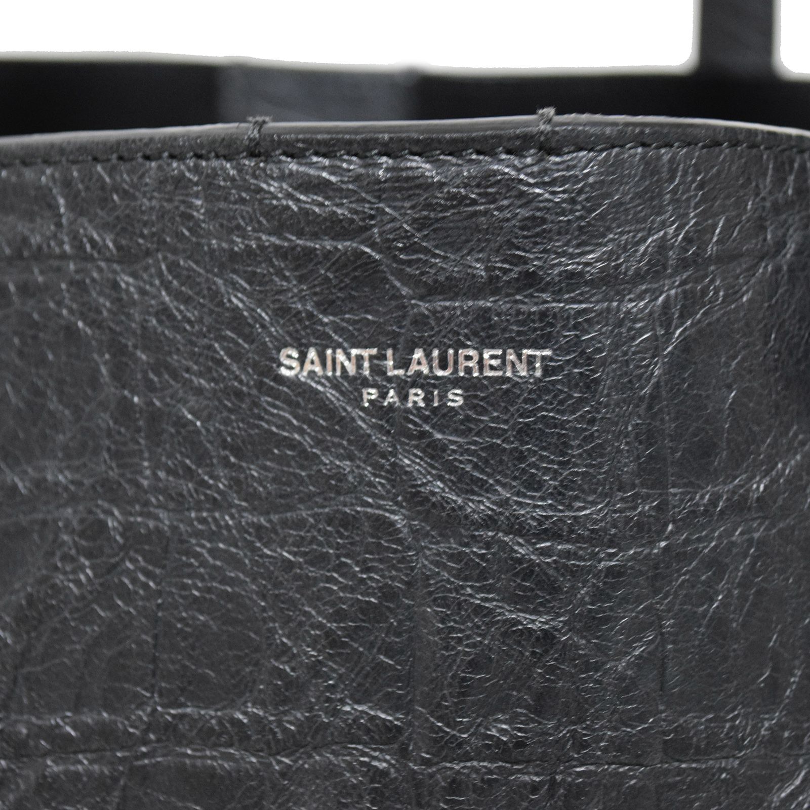 SAINT LAURENT サンローラン ショッピングトート クロコ型押し 394195