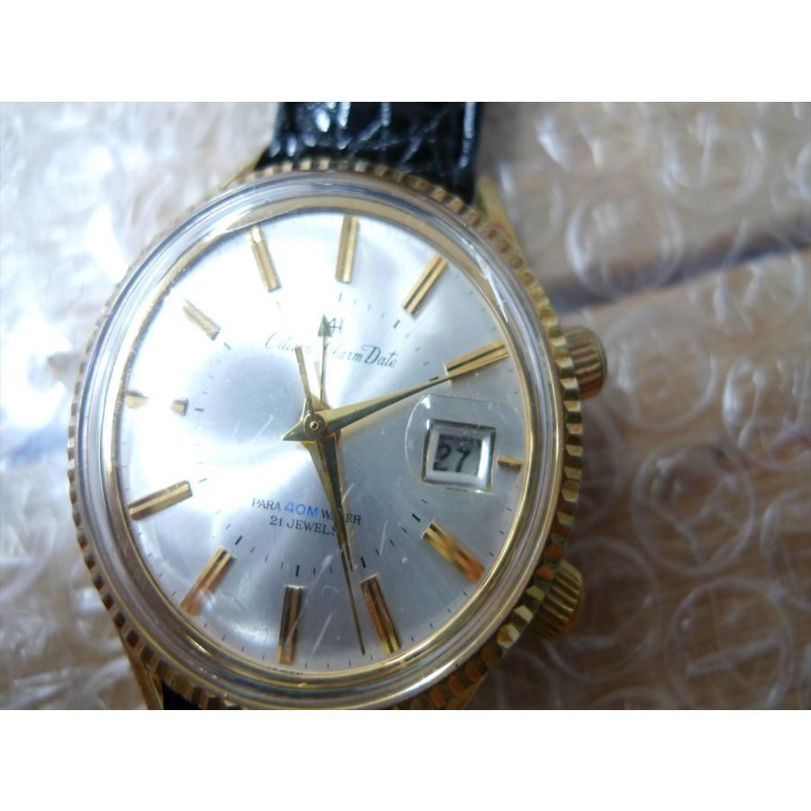 美品 希少 CITIZEN/シチズン PARAWATER アラームデイト（シチズン 