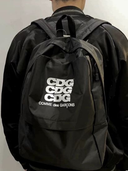 CDG COMME des GARONS リュック バックパック 黒 - メルカリ