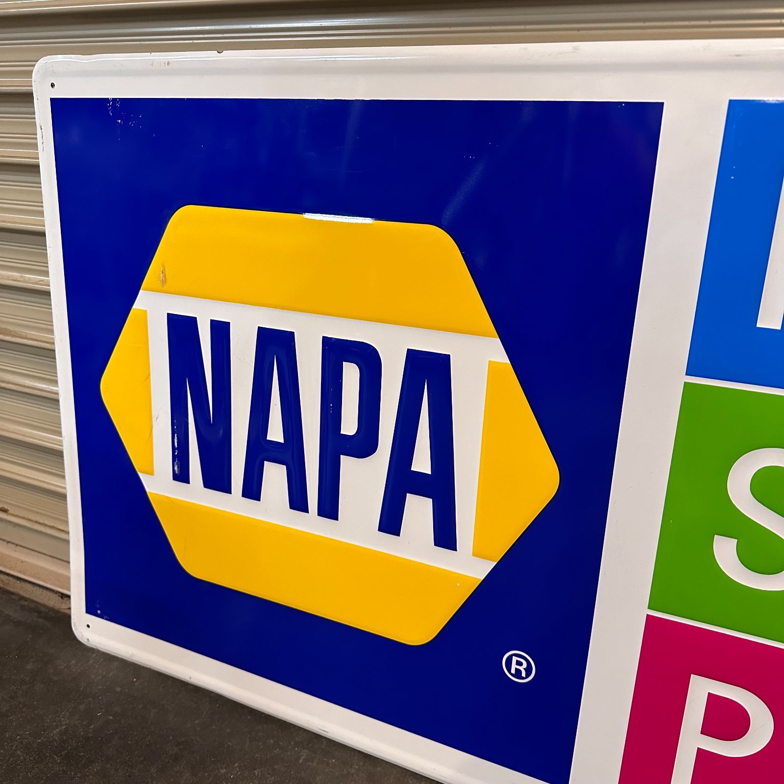 NAPA MARTIN SENOUR PAINTS アメリカンヴィンテージ看板 NAPA MARTIN SENOUR PAINTS Signboard - メルカリ