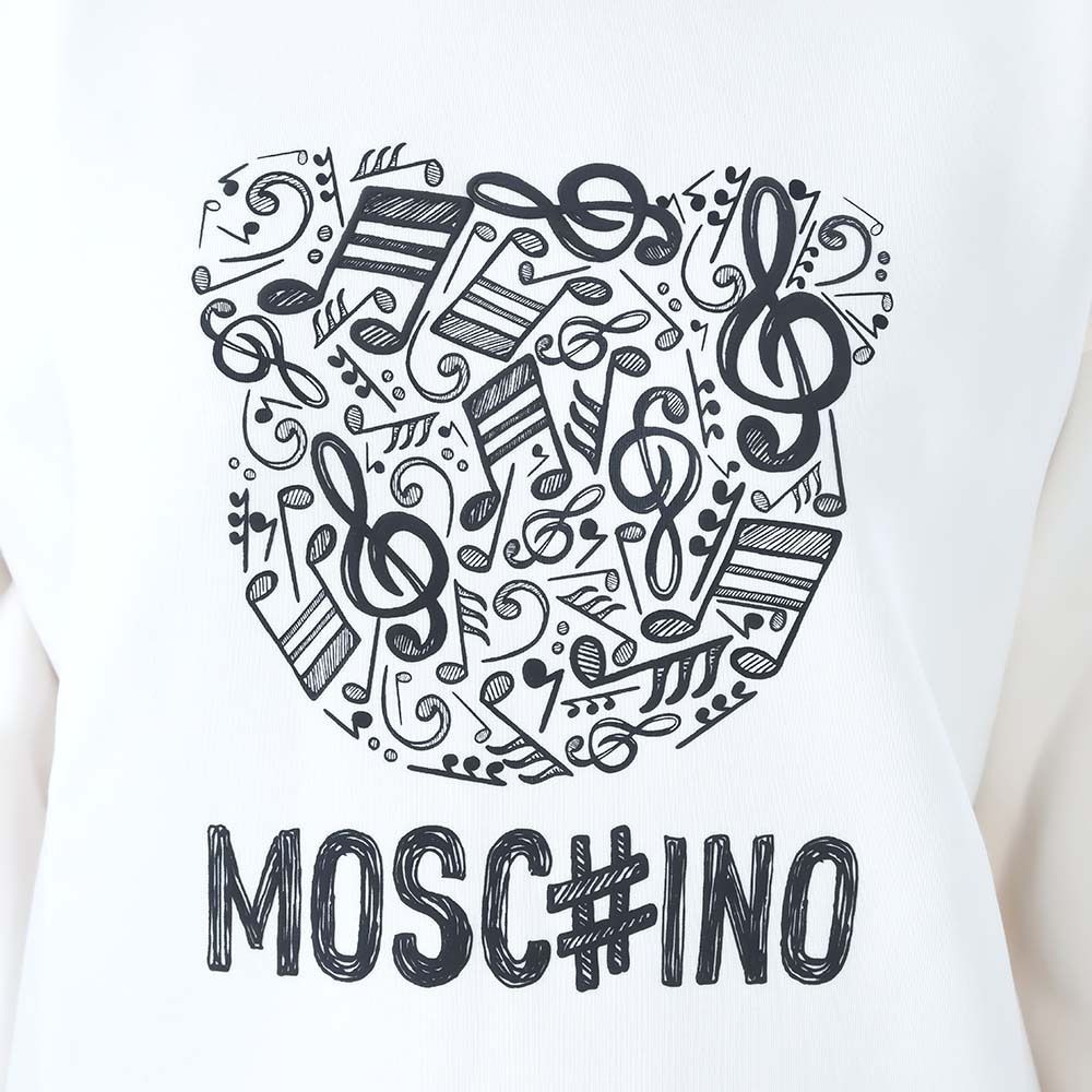 MOSCHINO KIDS モスキーノキッズ HDV0GR LDA58 10123 スウェットワンピース 大人もOK STEELWINDOWSANDDOORS_COM