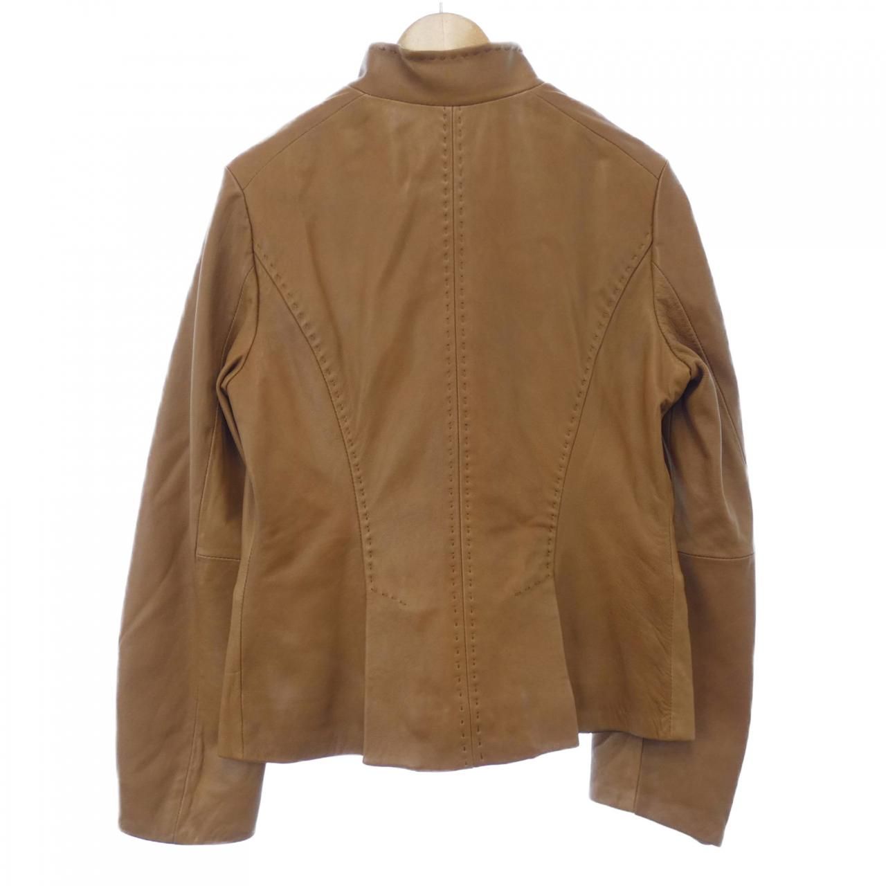 ビーシービージーマックスアズリア BCBGMAXAZRIA レザージャケット