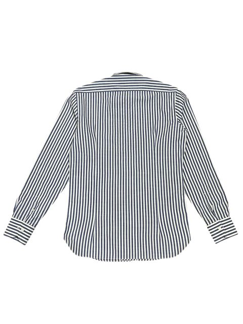 Maria Santangelo マリア サンタンジェロ ストライプシャツ Sサイズ サックス