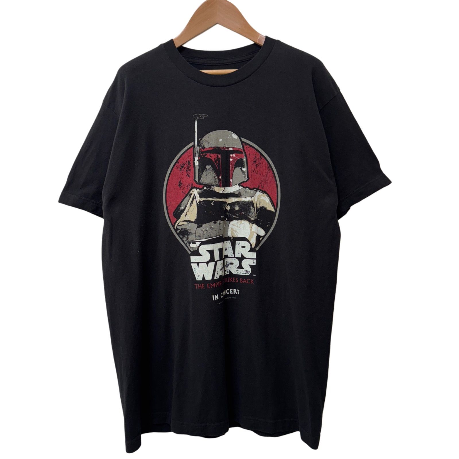 スターウォーズ Tシャツ Lサイズ ブラック STAR WARS ボ