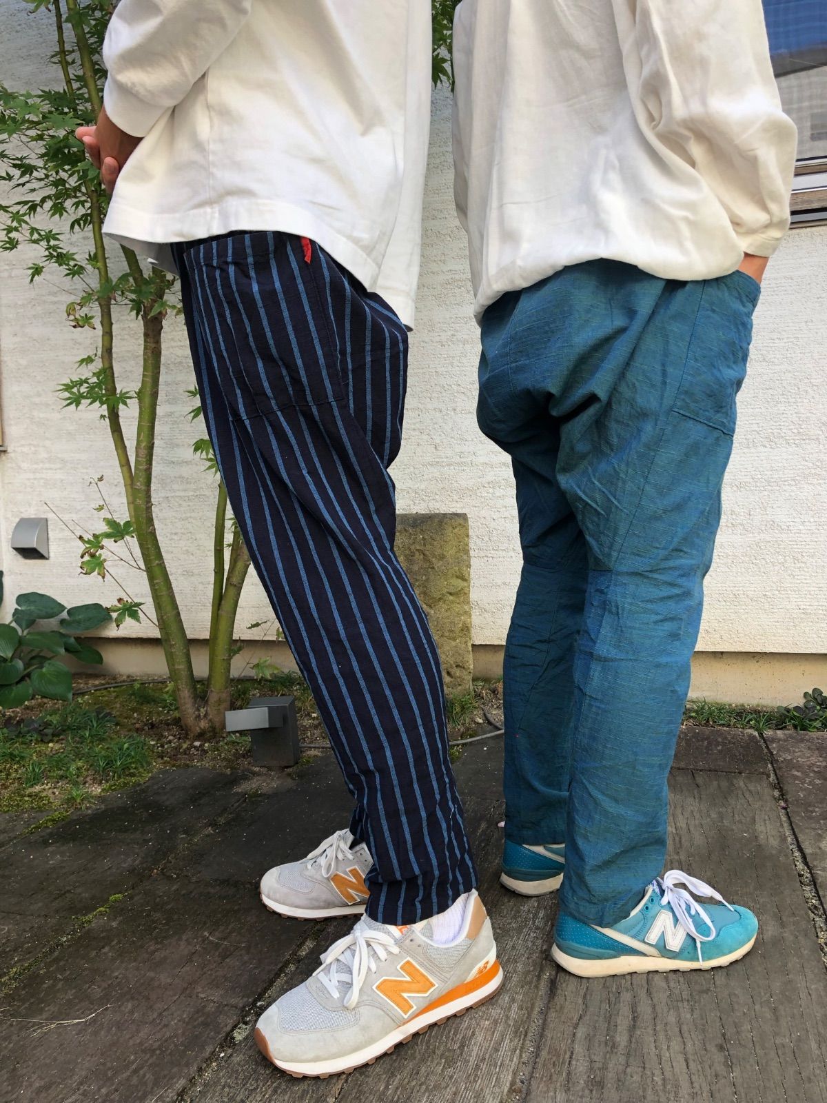 会津木綿 サッパカマ 野良着 ハンドメイド 会津木綿サッパカマ サルッパカマ ハンドメイド