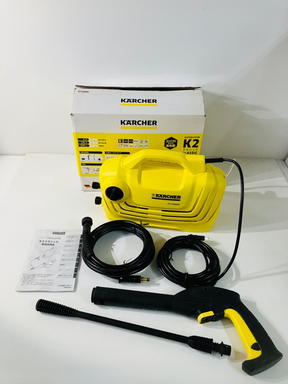 ☆ 最終大幅お値下げ ケルヒャー KARCHER 家庭用高圧洗浄機 K2 CLASSIC 綺麗に 良く落ちる 洗車 壁 ※ジャンク品(通電のみ)  現状品 5.06kg ☆ - メルカリ