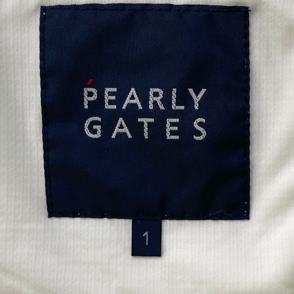 サイズ：1 PEARLY GATES パーリーゲイツ 2023年モデル フード付 ジップジャケット  ホワイト系 [240101463267] ゴルフウェア レディース ストスト サイズ：1 PEARLY GATES パーリーゲイツ 2023年モデル フード付