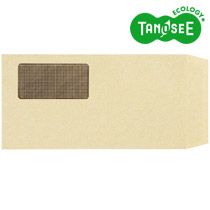 2営業日で発送 オリジナル TANOSEE 業務用窓付封筒ワンタッチテープ付 長3 クラフト 裏地紋付 1000枚入 MN3-1000TK