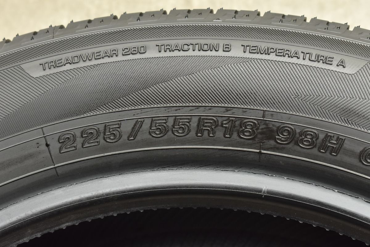 製 新車外し品 ヨコハマ ジオランダーSUV G055 225 55R18 4本セット デリカD 5 アウトランダー フォレスター クロストレック FFCRYSTALESIA_COM