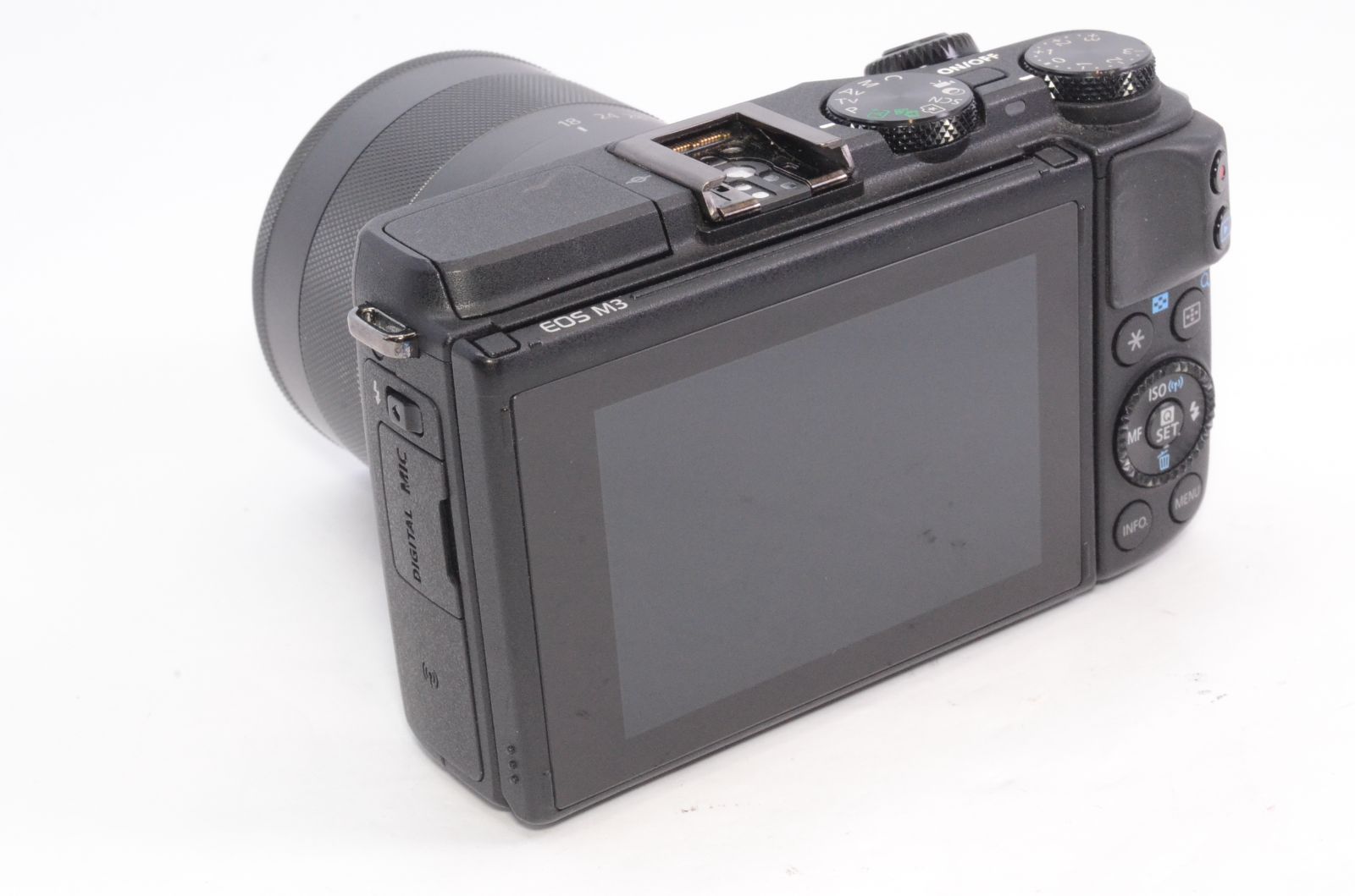 CANON キャノン EOS M3 18-55mm F3.5-5.6 IS STM レンズフード付き バッテリー4つ付き クイックリリースプレート付き 管理k0214a 中古Canon ミラーレス一眼カメラ EOS M3 レンズキット(ホワイト) EF