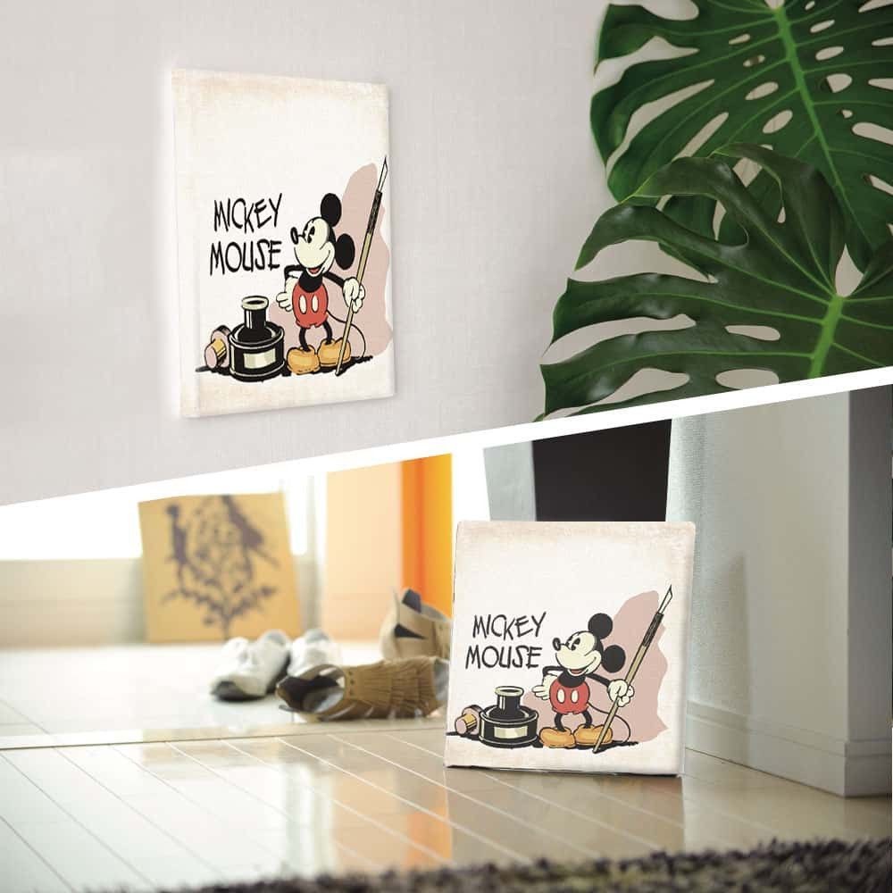 ビンテージ　80s DISNEY ポスター　アートパネル　ディズニー　ミッキー 送料込】アートパネル ディズニー ミッキー ミッキーマウス 映画