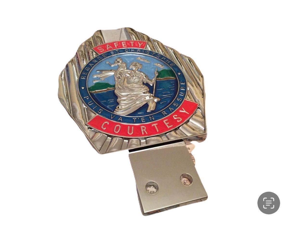 セントクリストファー カー グリル バッジ 交通安全 お守り 英国製