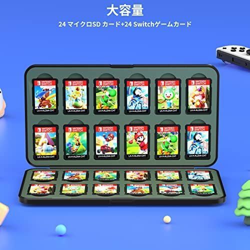 新品※未使用] switch ソフトケース カードケース 24枚ゲーム