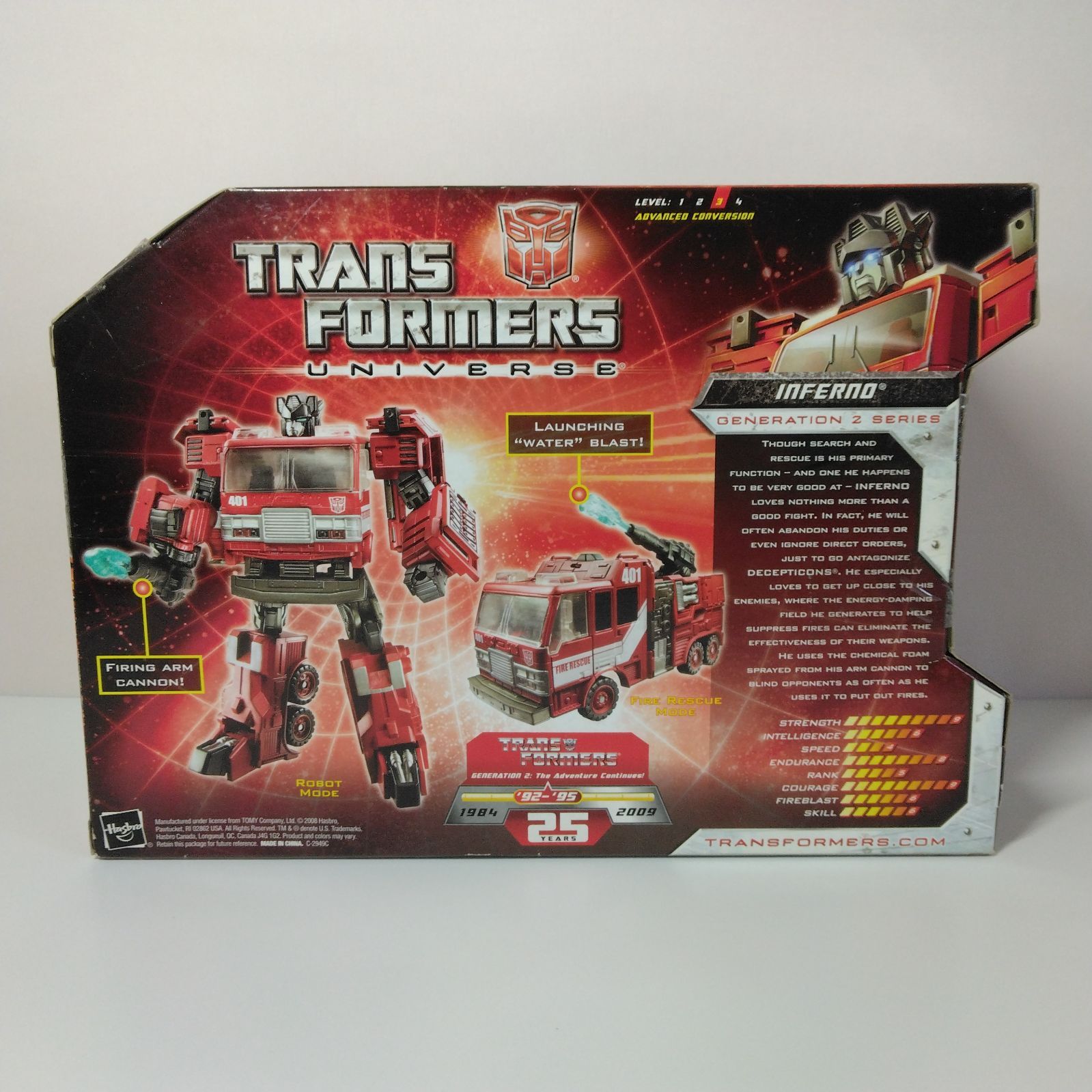 トランスフォーマー ユニバース G2 シリーズ インフェルノ ハズブロ Transformers Universe Generation 2 G2 Series Inferno Hasbro