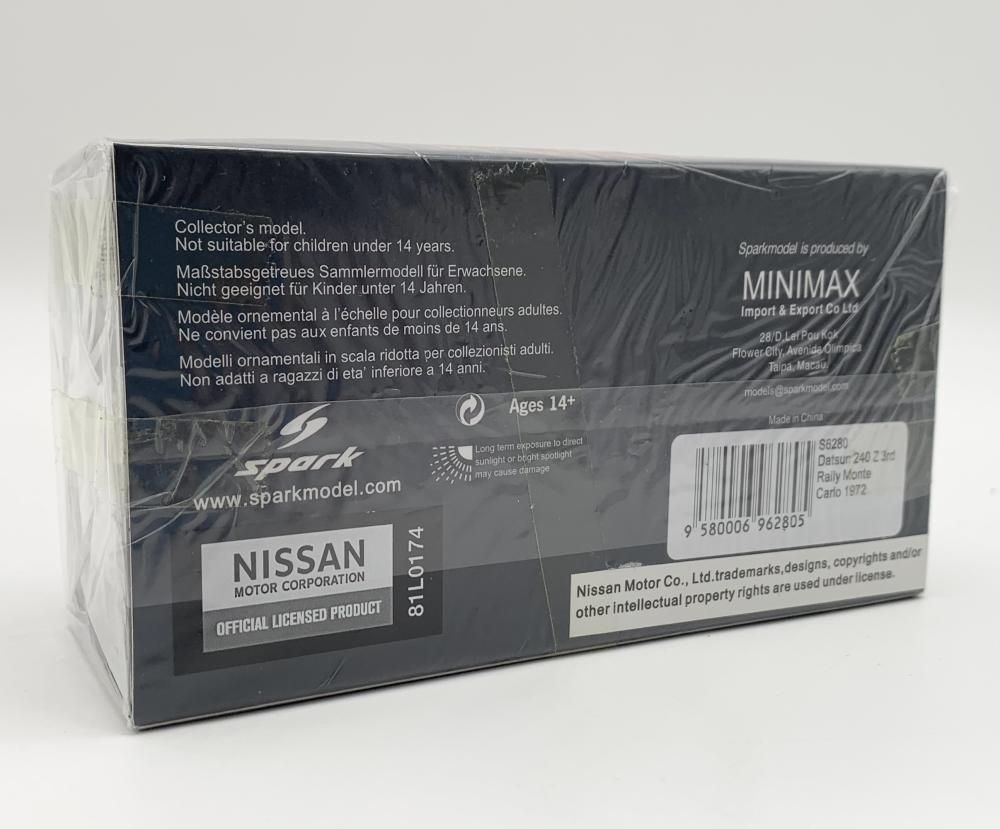 中古】未開封 Spark model スパークモデル 1/43 S6280 中古】未開封 Spark model スパークモデル 1/43 S6280